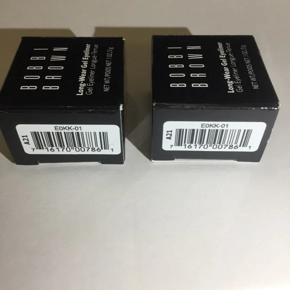 2 x Bobbi brown gel eye liner